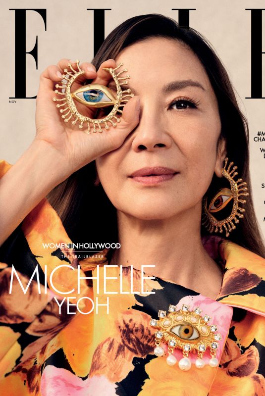 MICHELLE YEOH in Elle: The Women in Hollywood Issue, November 2022