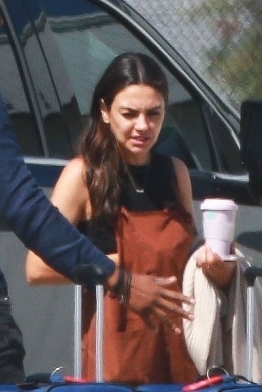 MILA KUNIS Arrives Back in Los Angeles 09/30/2022