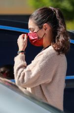 MILA KUNIS Shopping for Pumpkins at Jayde