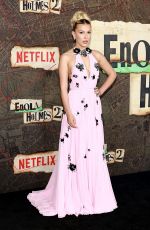 MILLIE BOBBY BROWN at Enola Holmes 2 Premiere in Los Angeles 10/27/2022