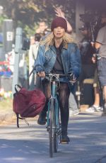 MILLIE BOBBY BROWN on the Set of The Electric State in Atlanta 10/06/2022