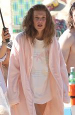 MILLIE BOBBY BROWN on the Set of The Electric State in Atlanta 10/24/2022