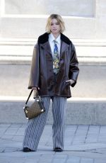 MILLY ALCOCK at Louis Vuitton SS23 Fashion Show in Paris 10/04/2022