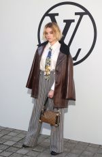 MILLY ALCOCK at Louis Vuitton SS23 Fashion Show in Paris 10/04/2022