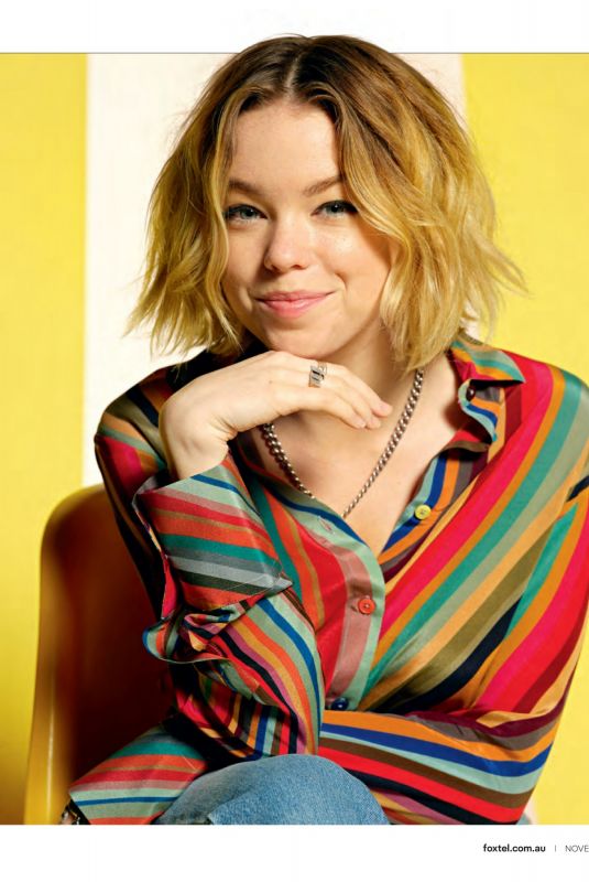 MILLY ALCOK in Foxtel Magazine, November 2022