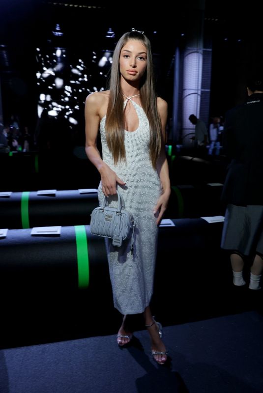MIMI KEENE at Miu Miu SS23 Fashion Show in Paris 10/04/2022