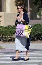 MIRANDA KERR Leaves a Skin Care Clinic in Brentwood 10/17/2022