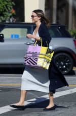 MIRANDA KERR Leaves a Skin Care Clinic in Brentwood 10/17/2022