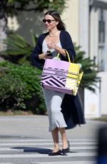 MIRANDA KERR Leaves a Skin Care Clinic in Brentwood 10/17/2022