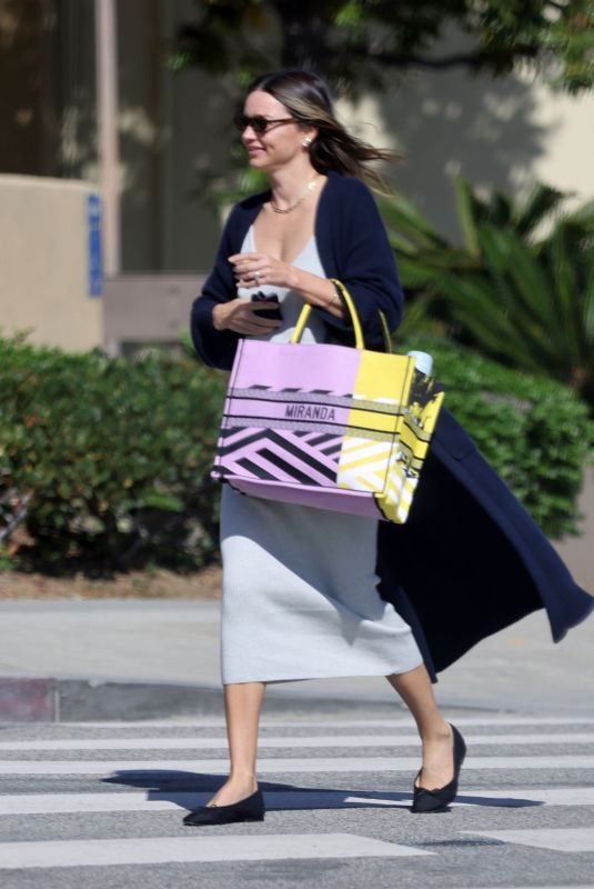 MIRANDA KERR Leaves a Skincare Clinic in Los Angeles 10/17/2022