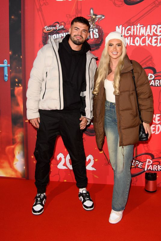MOLLIE SALMON at Fright Nights Launch at Thorpe Park in Surrey 09/29/2022