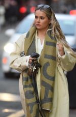 MOLLY MAE HAGUE Out for Dinner in Manchester 10/21/2022