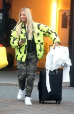 MOLLY RAINFORD Heading to Strictly Come Dancing Training in London 09/30/2022