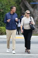 MOLLY SIMS and Scott Stuber Out for Coffee in Brentwood 09/30/2022