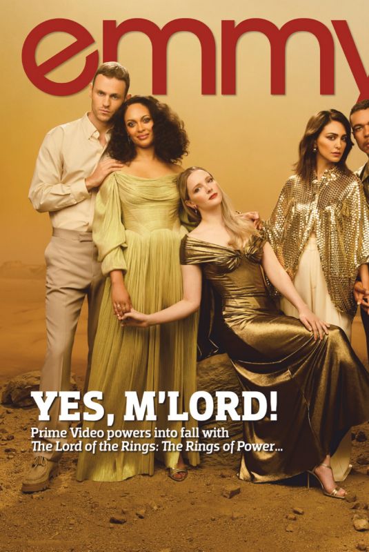 MORFYDD CLARK, NAZANIN BONIADI and MARKELLA KAVENAGH in Emmy Magazine, October 2022