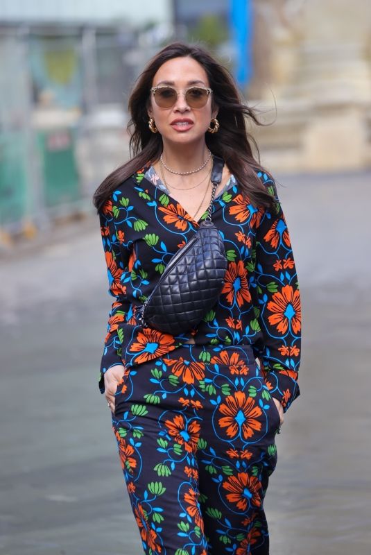 MYLEENE KLASS Arrives at Smooth Radio in London 10/21/2022
