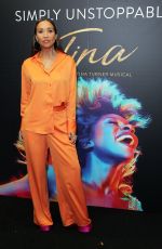 MYLEENE KLASS at Tina: The Tina Turner Musical Media Night Performance in London 10/18/2022