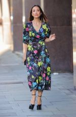 MYLEENE KLASS Leaves Jeremy Vine TV Show in London 10/27/2022