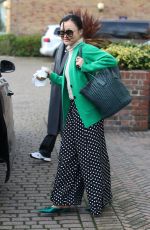 NANCY XU Heading to Strictly Come Dancing Rehersal in London 10/21/2022