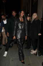 NAOMI CAMPBELL Arrives at a BOSS Party in London 10/11/2022