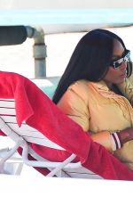 NAOMI CAMPBELL at a  Photoshoot in Miami Beach 10/23/2022