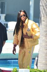 NAOMI CAMPBELL at a  Photoshoot in Miami Beach 10/23/2022