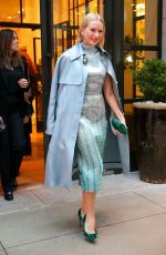 NAOMI WATTS Leaves Her Hotel in New York 10/12/2022