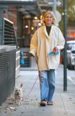 NAOMI WATTS Out with Her Dog in New York 10/27/2022