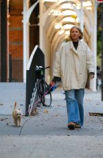 NAOMI WATTS Out with Her Dog in New York 10/27/2022