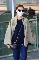 NATALIE PORTMAN at JFK Airport in New York 10/14/2022