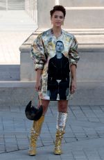 NATHALIE EMMANUEL at Louis Vuitton Spring/summer 2023 Fashion Show in Paris 10/04/2022