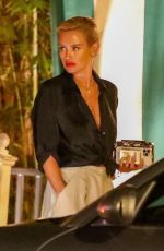 NICKY WHELAN on a Date Night at San Vicente Bungalows in West Hollywood 10/01/2022