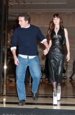 NICOLA PELTZ and Brooklyn Beckham Leaves Peninsula Paris Hotel 09/30/2022