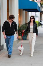 NICOLA PELTZ and Brooklyn Beckham Out with Their Dog in Beverly Hills 10/13/2022