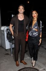 NICOLE SCHERZINGER and Thom Evans Arrives for Dinner at Craig