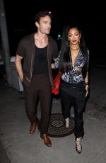 NICOLE SCHERZINGER and Thom Evans Arrives for Dinner at Craig