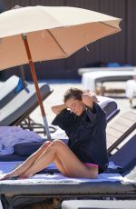 NINA AGDAL in Bikini at a Beach in Miami 10/23/2022