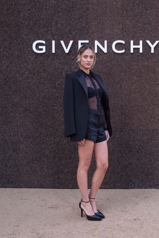 NORA ARNEZEDER at Givenchy Fashion Show at PFW in Paris 10/02/2022