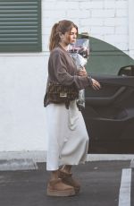 OLIVIA JADE GIANNULLI Out Shopping for Flowers and Groceries in Beverly Hills 10/10/2022