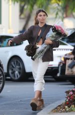 OLIVIA JADE GIANNULLI Out Shopping for Flowers and Groceries in Beverly Hills 10/10/2022
