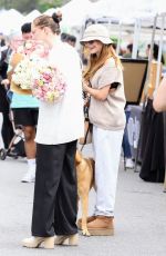 OLIVIA JADE GIANNULLI Out with Her Dog at Farmers Market in Los Angeles 10/16/2022
