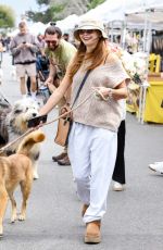 OLIVIA JADE GIANNULLI Out with Her Dog at Farmers Market in Los Angeles 10/16/2022