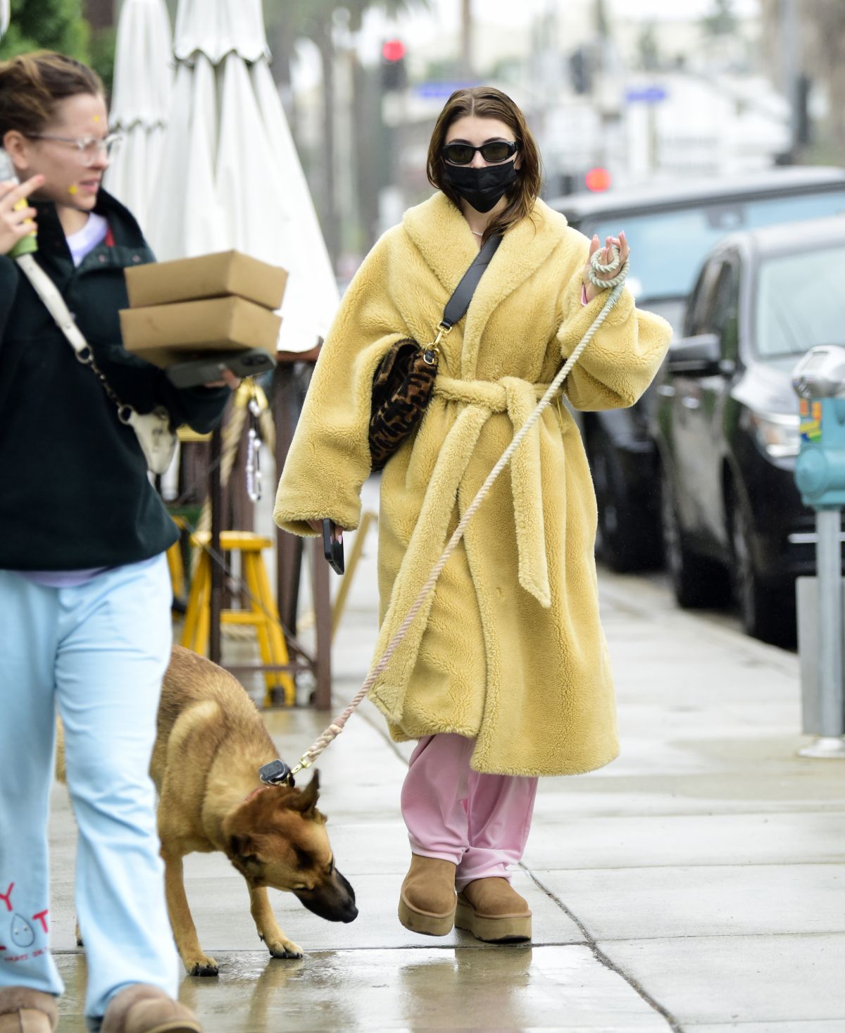 OLIVIA JDE GIANNULLI Out for Morning Coffee with Her Dog Los Angeles 10 ...