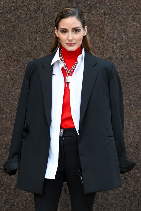 OLIVIA PALERMO at GIvenchy Fashion Show in Paris 10/02/2022
