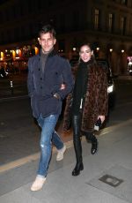 OLIVIA PALERMO Night Out in Paris 10/02/2022