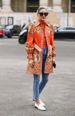 OLIVIA PALERMO Out at Paris Fashion Week 10/03/2022