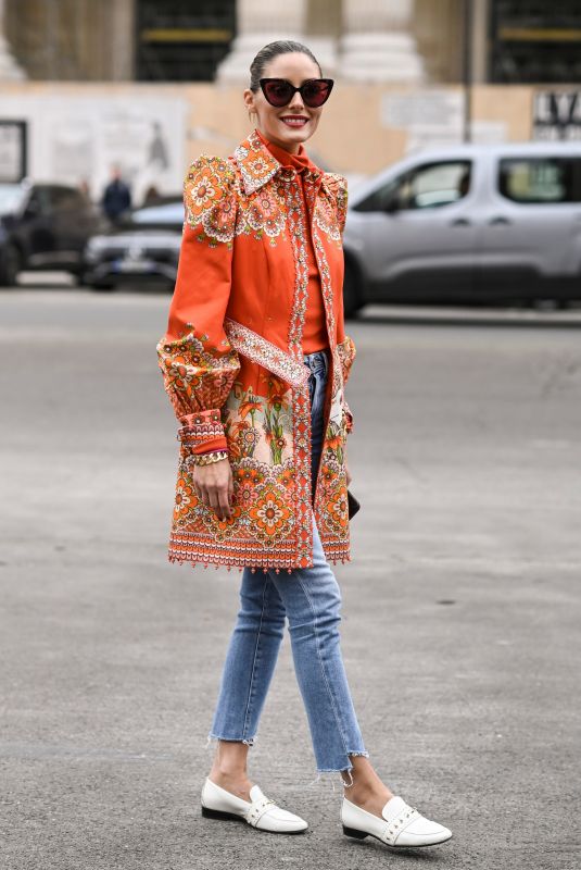 OLIVIA PALERMO Out at Paris Fashion Week 10/03/2022