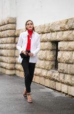 OLIVIA PALERMO Out in Paris 10/02/2022