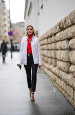 OLIVIA PALERMO Out in Paris 10/02/2022