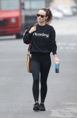 OLIVIA WILDE Heading to a Gym in Los Angeles 10/13/2022